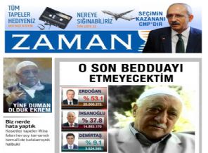 Zaman Gazetesi'nin 11 Ağustos sayısı