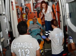 Filistinli yaralılar Türkiye’ye getirildi