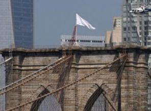 Amerikan bayrağını 2 Alman indirmiş