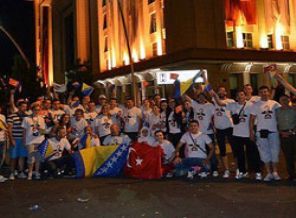 Erdoğan'ı tebrik etmek için Bosna-Hersek'ten geldiler