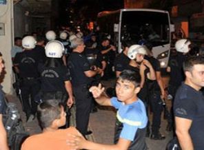 Suriyeli gerginliğine polis müdahalesi