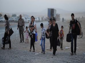 Yezidilerden sonra onlar da kaçtı
