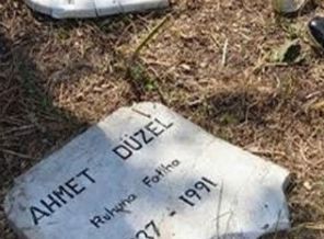 Alevi mezarları tahrip edildi