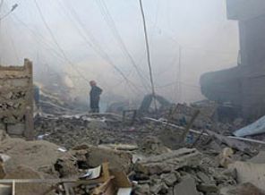 Anbar’a varil bombası yağıyor!