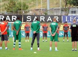 Bursaspor'da Seba için saygı duruşu