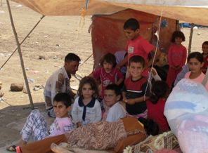 Ezidiler için 700 çadır kuruldu