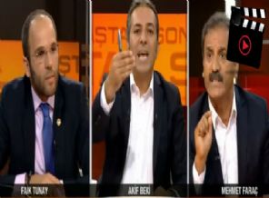 Gazeteci Mehmet Faraç canlı yayında çıldırdı