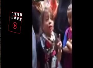 Filistinli cesur kız Siyonist askerlere meydan okudu