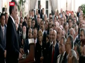 Gül'den veda öncesi son resepsiyon