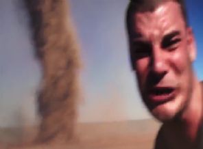 Hortumla selfie canından ediyordu