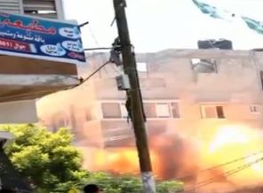 İsrail saldırısı hiç bu kadar net görüntülenmemişti!