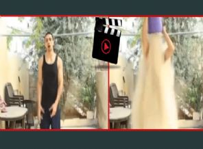 Gazzeli çocuklar için kafasına bir kova kum boşalttı