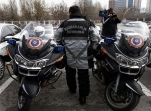 Erdoğan'ın korumaları kaza yaptı