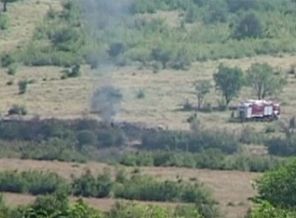 Yunanistan'da uçak düştü