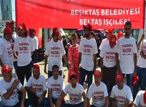 BELTAŞ işçileri CHP'li belediyeye isyan etti