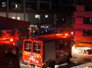 Rezidans inşaatında asansör kazası