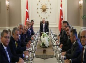 Erdoğan TOBB ve sendika temsilcileriyle görüştü