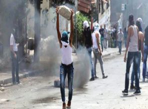 Filistinliler sokağa döküldü