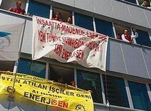 BEDAŞ İşçileri SGK binasını işgal etti