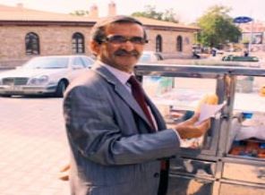 Mercedes'li simitçi