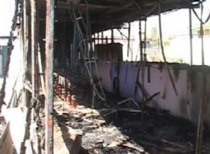 Irak'ta Türkmen spor tesisini yaktılar