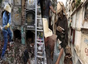 Parası ödenmeyen mezarlıklar boşaltılıyor