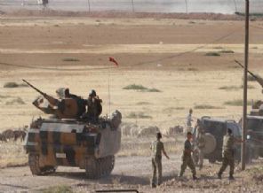 Suriye sınırına askeri sevkiyat