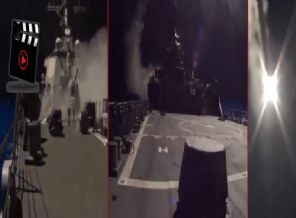 ABD'nin Suriye'ye düzenlediği saldırının ilk görüntüleri!