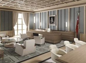 Cumhurbaşkanı Erdoğan'a Beyaz Saray tarzı ofis