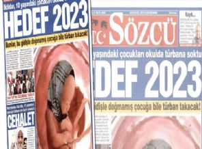 Sözcü'den sınırları zorlayan manşet