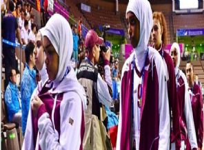 Başörtüsüne izin yalanmış! Katar hükmen yenildi