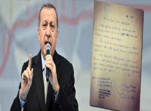 Erdoğan'ın İETT'den istifa dilekçesi ortaya çıktı