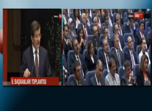 Davutoğlu il başkanları toplantısında konuştu
