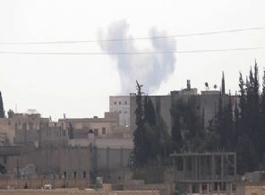 Kobani'den duman yükseliyor