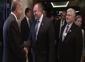Erdoğan, Margvelasvili ve Atambayev ile görüştü