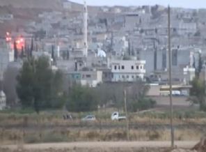 Kobani'ye top mermesi böyle düştü!
