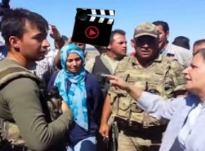 Özel Kışanak'la tartışan üsteğmeni alnından öptü