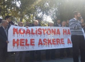 İHH Ankara: Koalisyona hayır, askere asla...