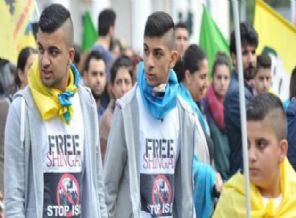 Almanya'da Kobani gösterisi