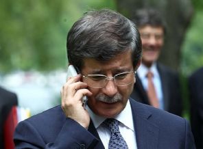 Davutoğlu'ndan taziye telefonu