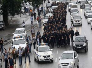 Bu kez polis eylemde