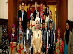 'Dünya Yetimleri' Emine Erdoğan'ı ziyaret etti