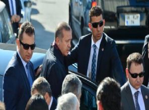 Erdoğan AK Saray'da incelemelerde bulundu