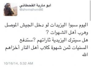 Nusret Cephesi Komutanı'ndan IŞİD'e Yezidiler çıkışı