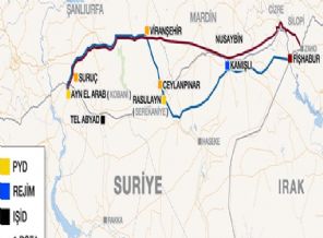 Peşmerge'nin Kobani'ye olası geçiş rotaları