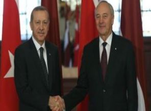 Erdoğan Letonya Üniversitesi'nde