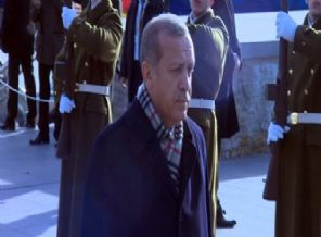 Erdoğan Bağımsızlık Savaşı Anıtını ziyaret etti
