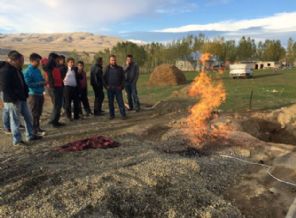 Su ararken gaz buldular!