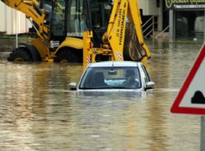 Manavgat'ı sel aldı