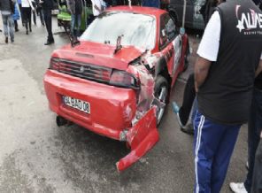 Ankara'da drift yarışında küçük çocuk yaralandı